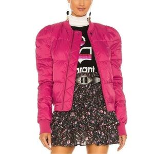 Isabel Marant‎ Etoile Cody Puffer Jacket in Raspberry 36 / Small / 4US